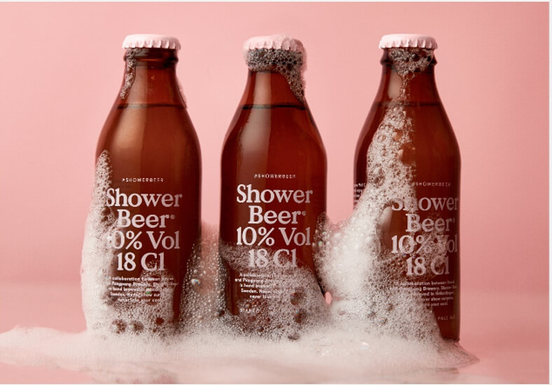 シャワービールと石鹸