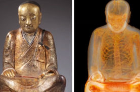 【驚愕】1100年前の仏像をCTスキャンしてみた結果、中身が人間の遺体であることが判明！