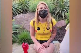 【物議】米テーマパークで警備員に服装を注意され抗議した女性が今後5年間出禁に！