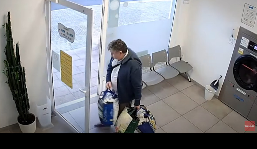 なんの気なしにコインランドリーを出てゆくこの男はとんでもない幸運の持ち主だった！！ edamame.